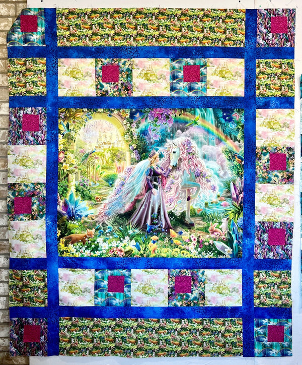 Princess Dreams Quilt KIT 61" x 74" - Fabric by 3 Wishes Fabrics