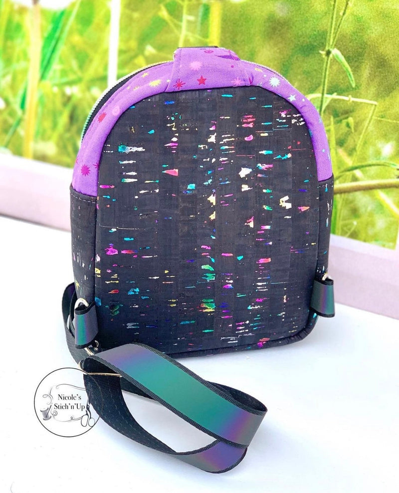 1” Rainbow Reflective Nylon Webbing - Bag Strapping - Iridescent Webbing