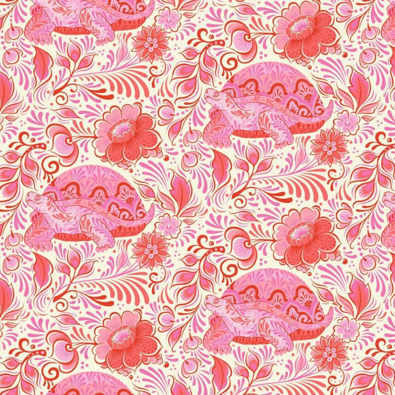 No Rush in Blossom PREORDER - Besties by Tula Pink - 100% Cotton - Ship Date OCTOBER 2023 - Free Spirit Fabrics - PWTP216.BLOSSOM
