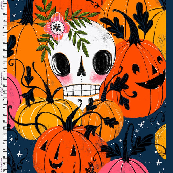 In The Pumpkin Patch Panel - 25" x 44" - Pretty Creepy by Cori Dantini - PWCD063.XPANEL