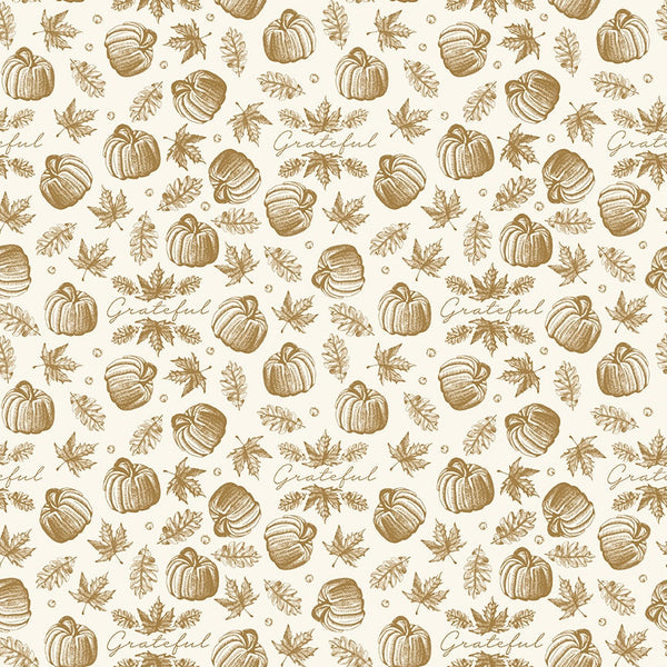 Autumn Icons Cream Sparkle - Shades of Autumn - Sold by the Half Yard - My Mind's Eye for Riley Blake Designs - C13475-CREAM