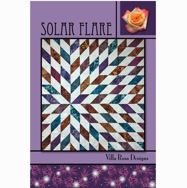 Solar Flare Quilt Pattern - Postcard Pattern - Villa Rosa Designs - Fat Quarter Quilt Pattern - VRDRC185