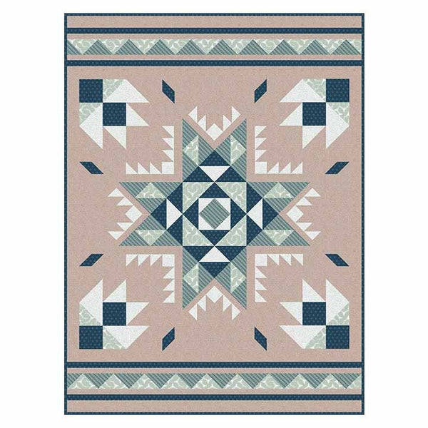 Bristlecone Pine Quilt Kit featuring Horizon from Figo Fabrics - 52" x 70"