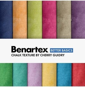 Chalk Texture 5 x 5 Pack - 42 pcs - 100% Cotton - Cherry Guidry for Benartex - CHLK5PK
