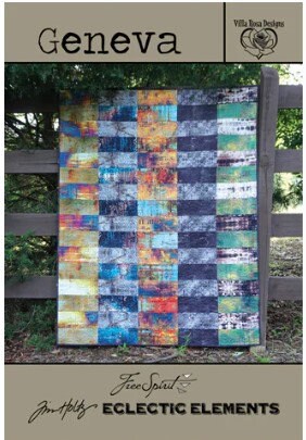 Geneva Quilt Bundle featuring Fabric by Tim Holtz and Pattern by Villa Rosa Designs - 48" x 60"