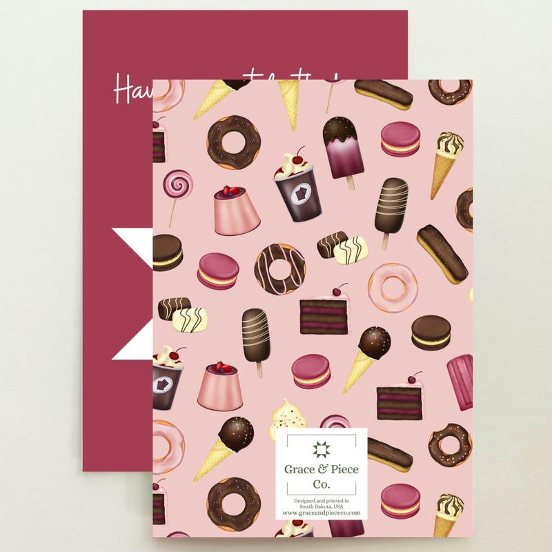 Quilt Star Sweet Treats Birthday Card