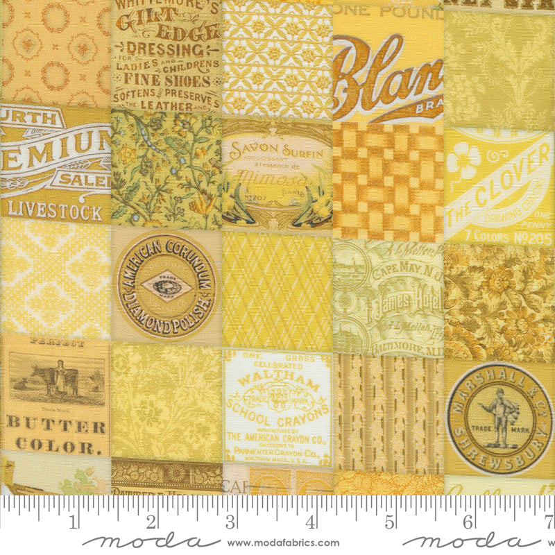 Yellow Patchwork Curated in Color - 7461 14