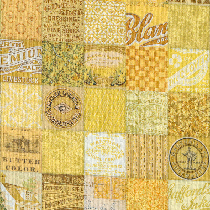Yellow Patchwork Curated in Color - 7461 14