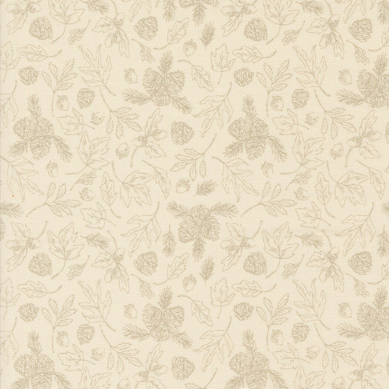 Forest Foliage Cloud/Sand - Priced by the Half Yard - The Great Outdoors by Stacey Iest Hsu for Moda Fabrics - 20883 31