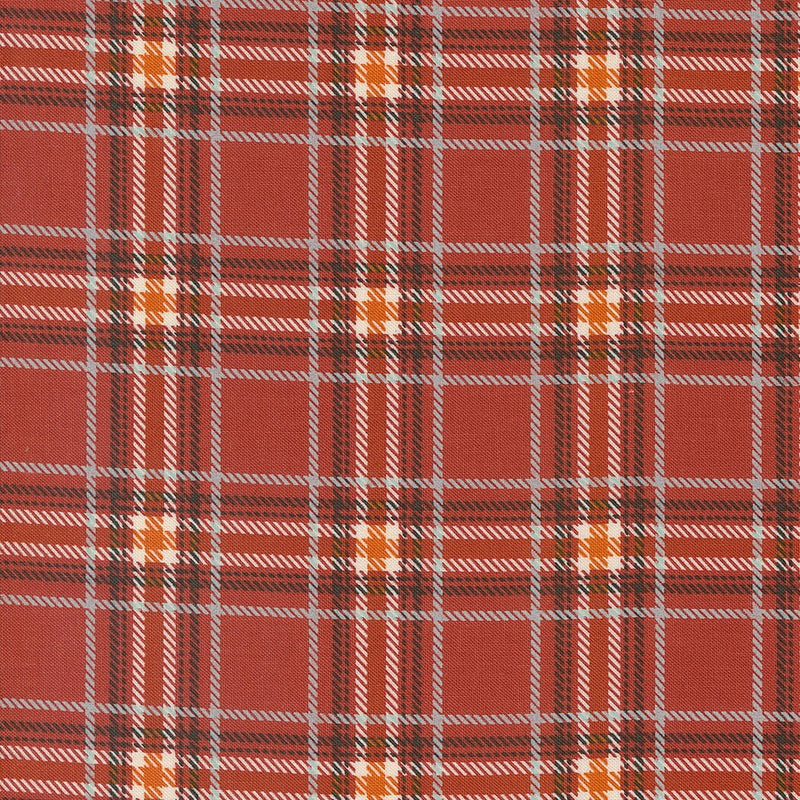 Cozy Plaid Fire (red) - Priced by the Half Yard - The Great Outdoors by Stacey Iest Hsu for Moda Fabrics - 20885 15