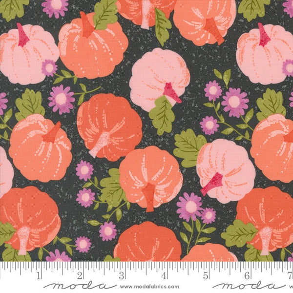 Pumpkin Patch in Midnight - Priced by the Half Yard - Lella Boutique for Moda Fabrics - 5210 16
