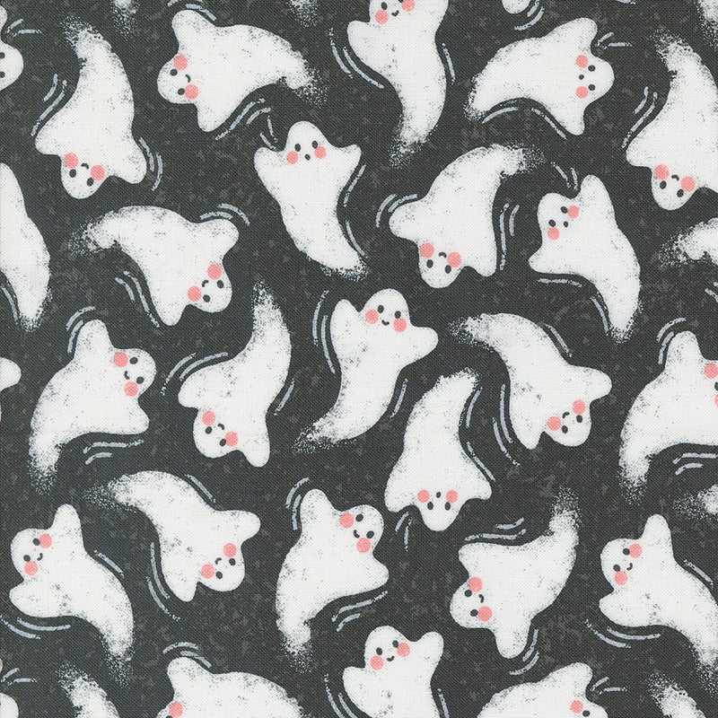 Friendly Ghost in Midnight - Priced by the Half Yard - Lella Boutique for Moda Fabrics - 5211 16