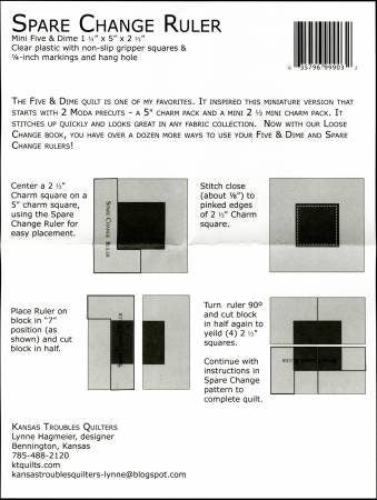 Spare Change Ruler - KT 99901