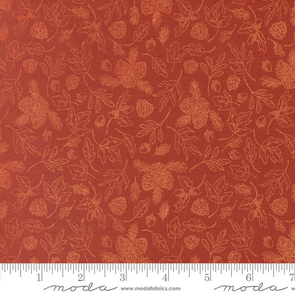 Forest Foliage Fire (red) - Priced by the Half Yard - The Great Outdoors by Stacey Iest Hsu for Moda Fabrics - 20883 15