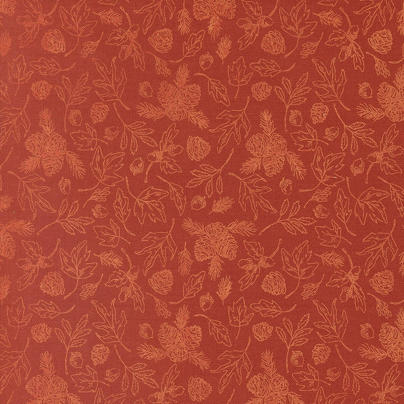 Forest Foliage Fire (red) - Priced by the Half Yard - The Great Outdoors by Stacey Iest Hsu for Moda Fabrics - 20883 15