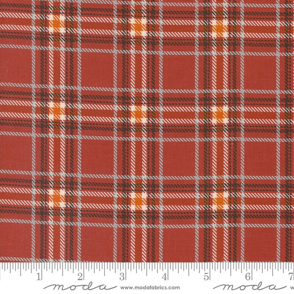 Cozy Plaid Fire (red) - Priced by the Half Yard - The Great Outdoors by Stacey Iest Hsu for Moda Fabrics - 20885 15