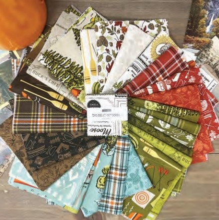 The Great Outdoors FQ Bundle - 25 pcs - The Great Outdoors - Stacy Iest Hsu for Moda - 20880AB