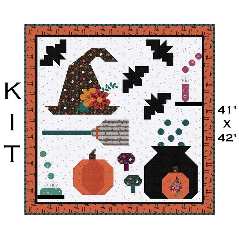 A Little Witchy Sampler Quilt Kit - 41" x 42" - Jennifer Long of Sew A Story for Riley Blake Designs