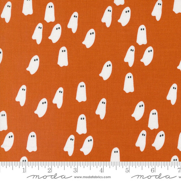 Wandering Ghost in Pumpkin - Priced by the Half Yard/Cut Continuous - Alli K Designs for Moda Fabrics - 11545 14