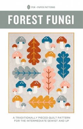 Forest Fungi Quilt Kit - 57" x 70" - using Wild Wonder by Sue Zipkin for Clothworks