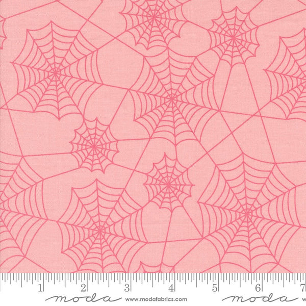 Spider Webs in Bubble Gum Pink - Priced by the Half Yard - Lella Boutique for Moda Fabrics - 5213 13