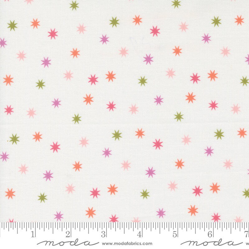 Practical Magic Stars in Ghost - Priced by the Half Yard - Lella Boutique for Moda Fabrics - 5215 11