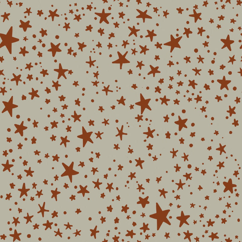 Stars Orange - Priced by the Half Yard/Cut Continuous - Mystic Moonlight by Rachel Hauer - PWRH095.ORANGE