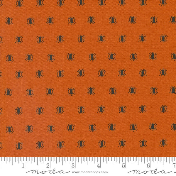 Watching Eyes in Pumpkin - Priced by the Half Yard/Cut Continuous - Alli K Designs for Moda Fabrics - 11546 14