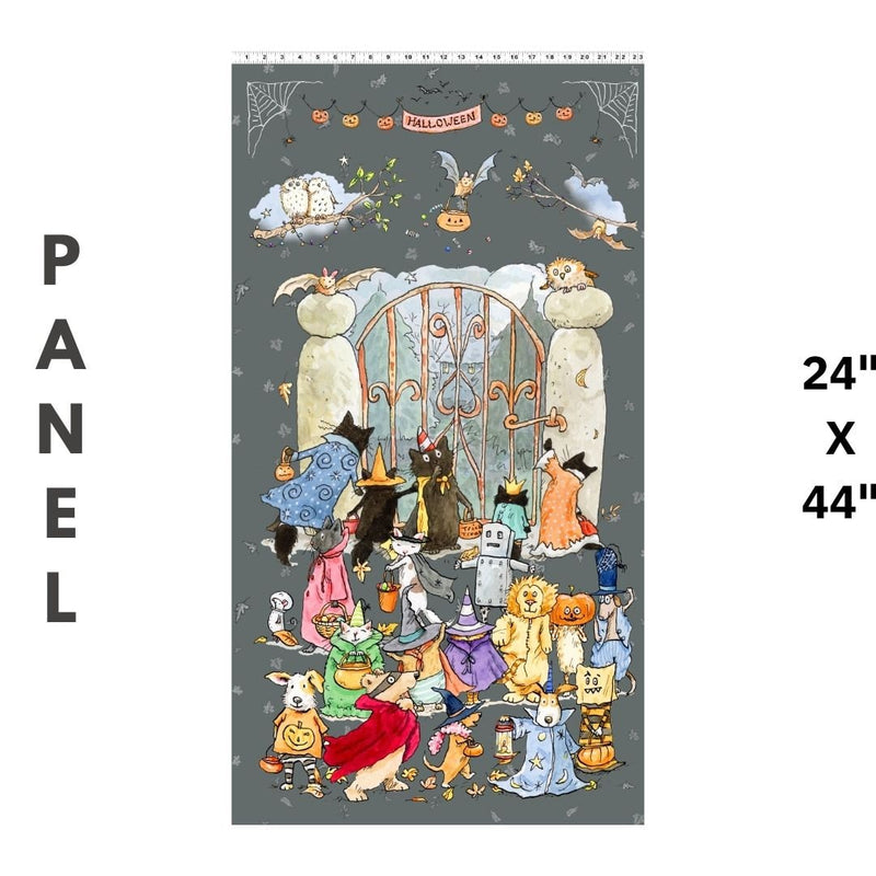 Halloween Parade 24" Panel - Clothworks - Y4108-6