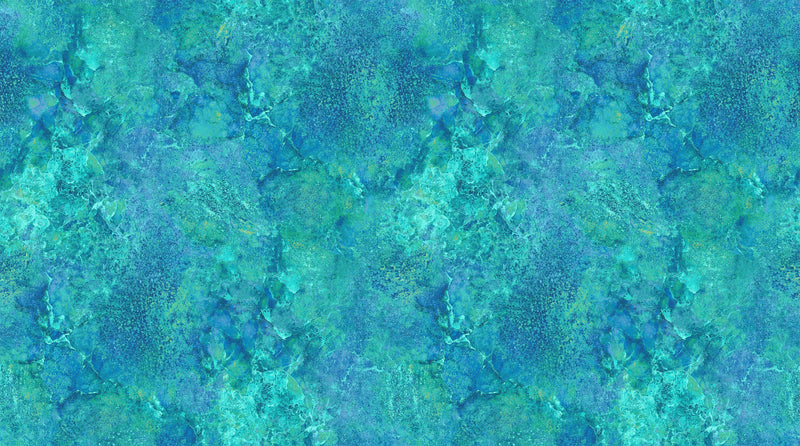 Adriatic Sea Stonehenge Basics - Priced by the Half Yard - Stonehenge - Linda Ludovico for Northcott Fabrics - 39302-680