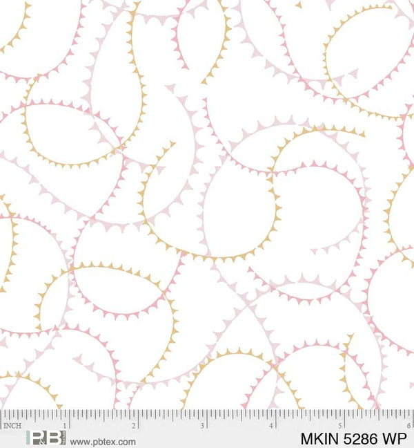 Mystical Kingdom Flight Path Pink - Priced by the Half Yard/Cut Continuous - Mystical Kingdom by P&B Textiles - MKIN 5286 WP