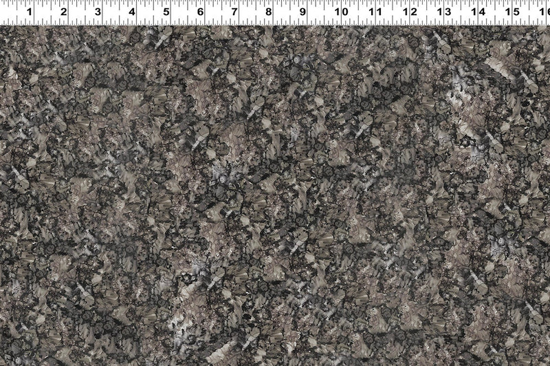 Agate Wild Wonder - Priced by the Half Yard/Cut Continuous - Sue Zipkin - Y4084-120 Dark Pewter