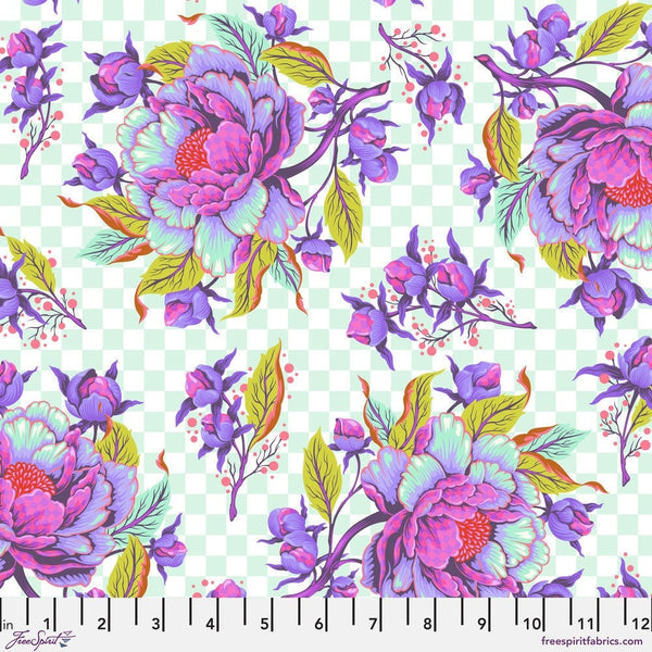 Peony for Your Thoughts Nova PREORDER PRICE - Priced by the 1/2 Yard/Cut Continuous - Untamed by Tula Pink - October 2024 - PWTP235.NOVA