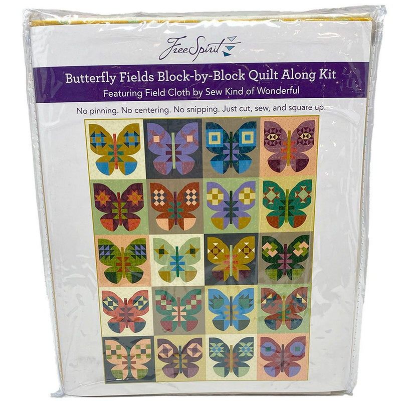 Butterfly Fields Quilt Kit - Sew Kind of Wonderful - KIT2QTSKW.BUTTERFLY