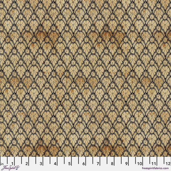 Tattered - Priced by the 1/2 Yard/Cut Continuous - Laboratory by Tim Holtz for FreeSpirit Fabrics - PWTH191.NEUTRAL