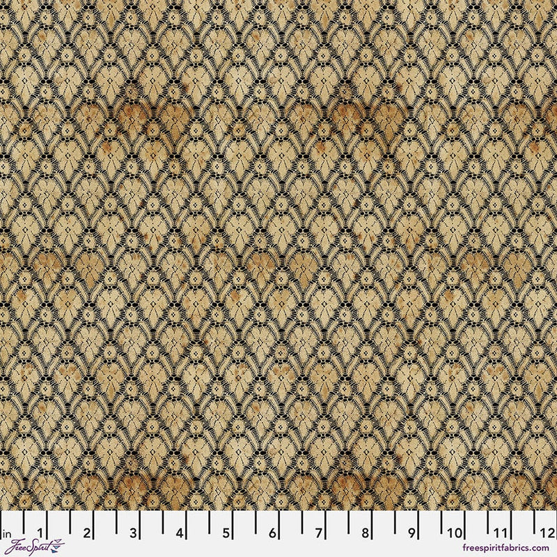 Tattered - Priced by the 1/2 Yard/Cut Continuous - Laboratory by Tim Holtz for FreeSpirit Fabrics - PWTH191.NEUTRAL