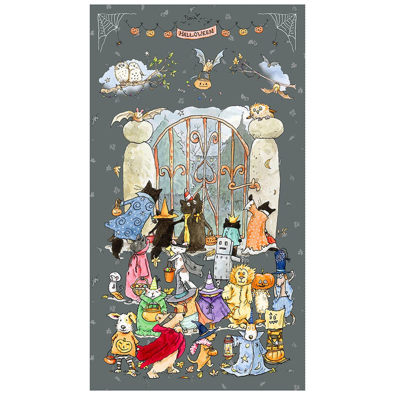 Halloween Parade 24" Panel - Clothworks - Y4108-6