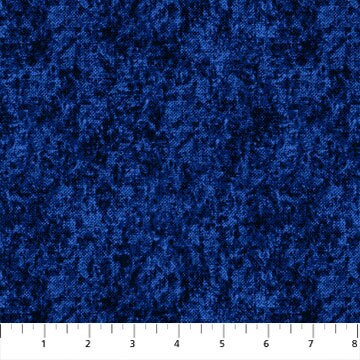 Navy "Acid Wash" Quilting Cotton - Priced by the Half Yard/Cut Continuous - Figo Studio - 902015-49