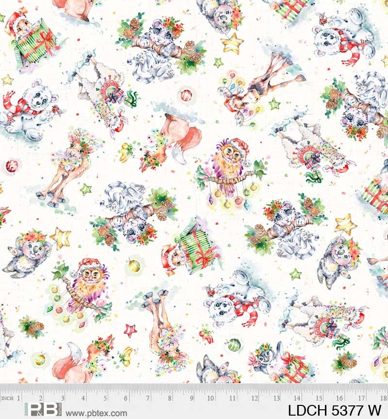 Darling Ornaments Quilt KIT 59" x 60 " - Little Darlings Christmas