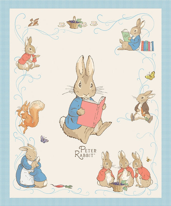 The Tale of Peter Rabbit Panel - 36" x 43" - Licensed to Riley Blake Designs - C14706-Panel