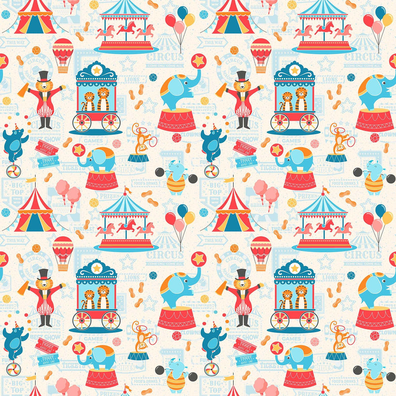 Farmer's Windmill Circus Quilt KIT - Under the Big Top - 55" x 59"