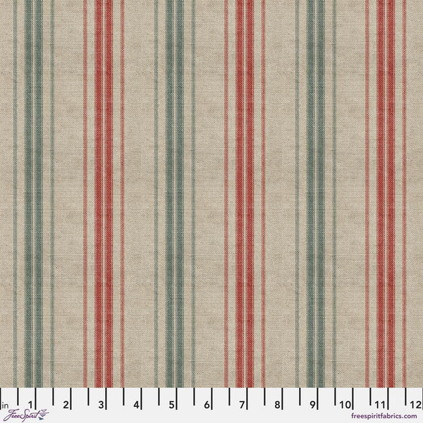 Multi Stripe - Priced by the 1/2 Yard/Cut Continuous - Holiday's Past by Tim Holtz for FreeSpirit Fabrics - PWTH207.MULTI