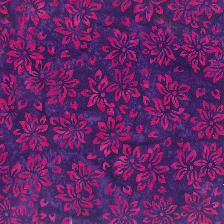 Pansy "Edible Floral" Batik - Priced by the Half Yard/Cut Continuous - Rock Candy - Banyan Batiks - 83114-85