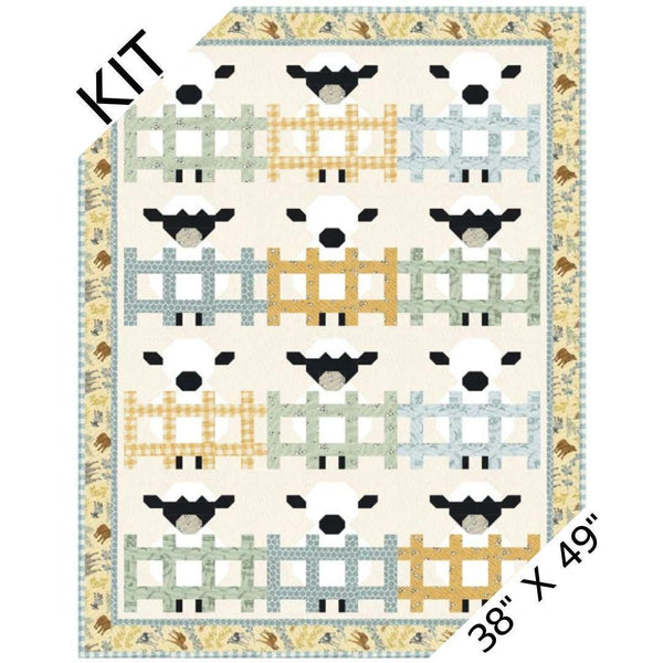 Baaa Quilt KIT - 38” x 49” - Moda Fabrics