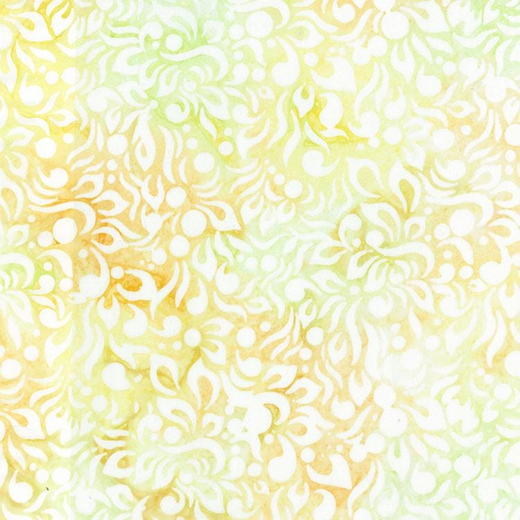 Pale Yellow Candy Flair Batik - Priced by the Half Yard/Cut Continuous - Rock Candy - Banyan Batiks - 83110-50