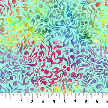 Ocean Mist Candy Flair Batik - Priced by the Half Yard/Cut Continuous - Rock Candy - Banyan Batiks - 83110-66