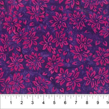 Pansy "Edible Floral" Batik - Priced by the Half Yard/Cut Continuous - Rock Candy - Banyan Batiks - 83114-85