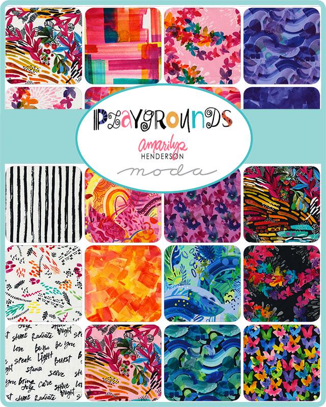 Rising Geometrics in color Sunrise - Priced by the Half Yard/Cut Continuous - Playgrounds by Amarilys Henderson for Moda Fabrics - 2260 11