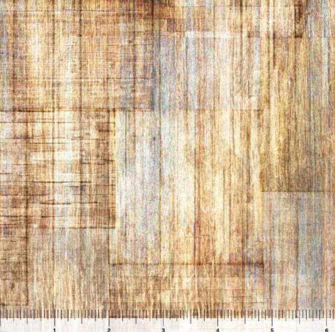 Stone Colored Wood Planks Quilt Backing - 108” wide - Priced by the Half Yard/Cut Continuous - Heartland - QT Fabrics - 30463 E