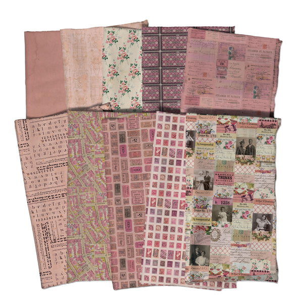 Tim Holtz PINK Palette Bundle - 10 pcs - FreeSpirit Fabrics - OCTOBER 2024